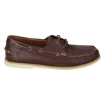 Valleverde Allacciato Uomo in Pelle Ingrassata Marrone