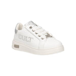 Cult Young Sneakers Bambina Bianca con Inserti Argento Numero 35/36/37/38