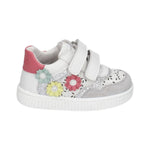 Balducci Sneakers Bambina Grigio Bianco con Fiorellini