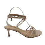 Guess Sandalo alla Schiava Donna Crema con Tacco Alto 70mm