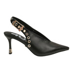 4Us Chanelle Donna in Ecopelle Nera con Tacco Alto 70mm