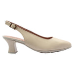 Pitillos Chanelle Donna in Pelle Crema con Tacco Alto 60mm