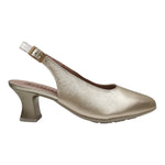 Pitillos Chanelle Donna in Pelle Oro con Tacco Alto 60mm