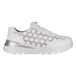 Pitillos Slip On Donna in Ecopelle Traforata Bianca