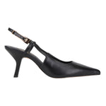 Janet&Janet Chanelle Donna in Pelle Nera con Tacco Alto 80mm