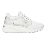 Nero Giardini Sneakers Donna Traforata Bianca Argento