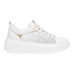Nero Giardini Sneakers Donna in Pelle e Rete Bianca