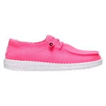 Hey Dude Wendy Stretch Canvas Slip On Donna Fucsia