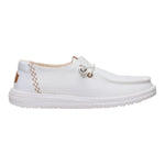 Hey Dude Wendy Chambray Grid Slip On Donna Bianco Neve