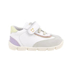 Primigi Sneakers Bambina in Pelle e Camoscio Bianca Lilla