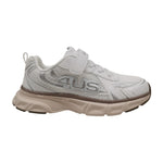 4Us Sneakers Bambino Bianca Beige con Strappo