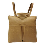 M Brc Borsa/Zaino Donna Linea Macro Doll in Pelle Cammello