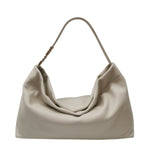 M Brc Borsa a Spalla Donna Linea Block in Morbida Pelle Avorio