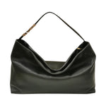 M Brc Borsa a Spalla Donna Linea Block in Morbida Pelle Nera