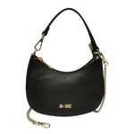 M Brc Borsa a Mano Mezzaluna Donna Linea Jolly in Pelle Nera