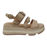 Keys Sandalo Donna in Ecopelle Beige con Platform