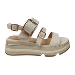 Keys Sandalo Donna in Ecopelle Bianco Sporco con Platform