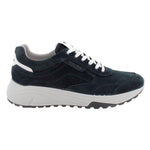 Igi&Co Sneakers Uomo in Nabuck Blu con Inserto Bianco