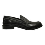 Exton Mocassino Uomo in Pelle Traforata Nero