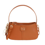 By Byblos Borsa a Spalla Piccola Donna in Ecopelle Martellata Cuoio