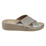 Susimoda Ciabatta Donna Argento con Strappo