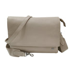 Caleidos Borsa Donna Beige in Pelle con Doppia Tracolla