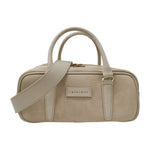 Caleidos Bauletto Donna in Pelle e Camoscio Beige