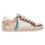 Crime London Sneakers Donna Sk8 Deluxe Sweet Like Honey Bianco Cipria