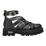 Cult Sandalo Donna Platform Intrecciato Nero