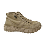 Oxs Sneakers Alta Donna in Camoscio e Tessuto Sabbia