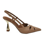 Luciano Barachini Chanelle Donna in Pelle Cammello con Tacco Alto 95mm