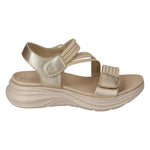 Valleverde Sandalo Donna Oro con Strappo