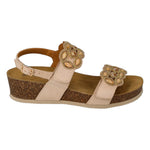 Valleverde Sandalo Donna Beige con Gioiello