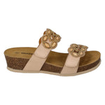 Valleverde Ciabatta Donna Beige con Gioiello