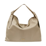 M Brc Borsa a Spalla Donna Linea Petali in Vera Pelle Beige