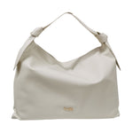 M Brc Borsa a Spalla Donna Linea Petali in Vera Pelle Panna