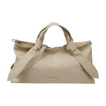 M Brc Borsa a Mano Donna Linea Petali in Pelle Beige