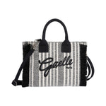 Gaelle Borsa a Mano Donna in Tessuto Nero con Tracolla
