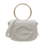 Gaelle Mini Pochette Maxi G Donna Bianca