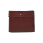 The Bridge Portafoglio Uomo Linea Ludovico in Pelle Cuoio con Logo Frontale