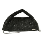 Albano Pochette Donna con Strass Nera