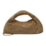 Albano Pochette Donna con Strass Oro