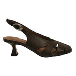 Manufacture D'Essai Chanelle Donna in Pelle Marrone con Tacco Alto 65mm