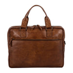Gianni Conti Cartella Uomo Delphi in Pelle Cognac con Tracolla