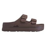 Ellesse Ciabatta Donna Brown con Doppia Fibbia