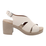 Igi&Co Sandalo Donna Panna con Tacco Largo Alto 80mm