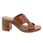 Igi&Co Scalzato Donna Cuoio con Fasce Incrociate e Tacco Largo Alto 75mm