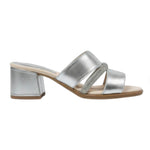 Callaghan Scalzato Donna Argento con Tacco Largo Alto 65mm
