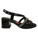 Callaghan Sandalo Donna Nero con Tacco Largo Alto 65mm