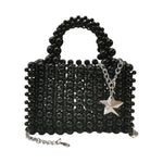 M Brc Borsa a Mano Donna Linea Queen Nera